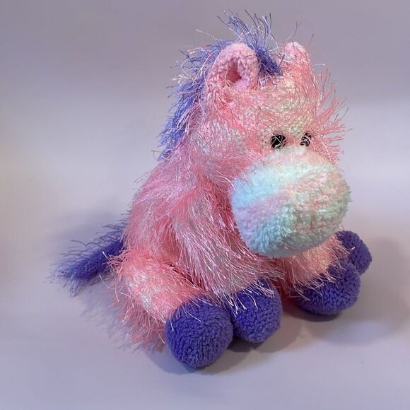 2003 Ty Punkies Collection Swoosh the Pink, White & Purple Horse Excellent Used… - Picture 5 of 8